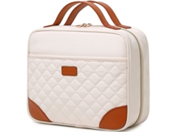 Bolsa De Higiene Pessoal À Prova Dágua Bolsa De Cosméticos Bolsa De Viagem Com Gancho Branco SUNNY SPACES