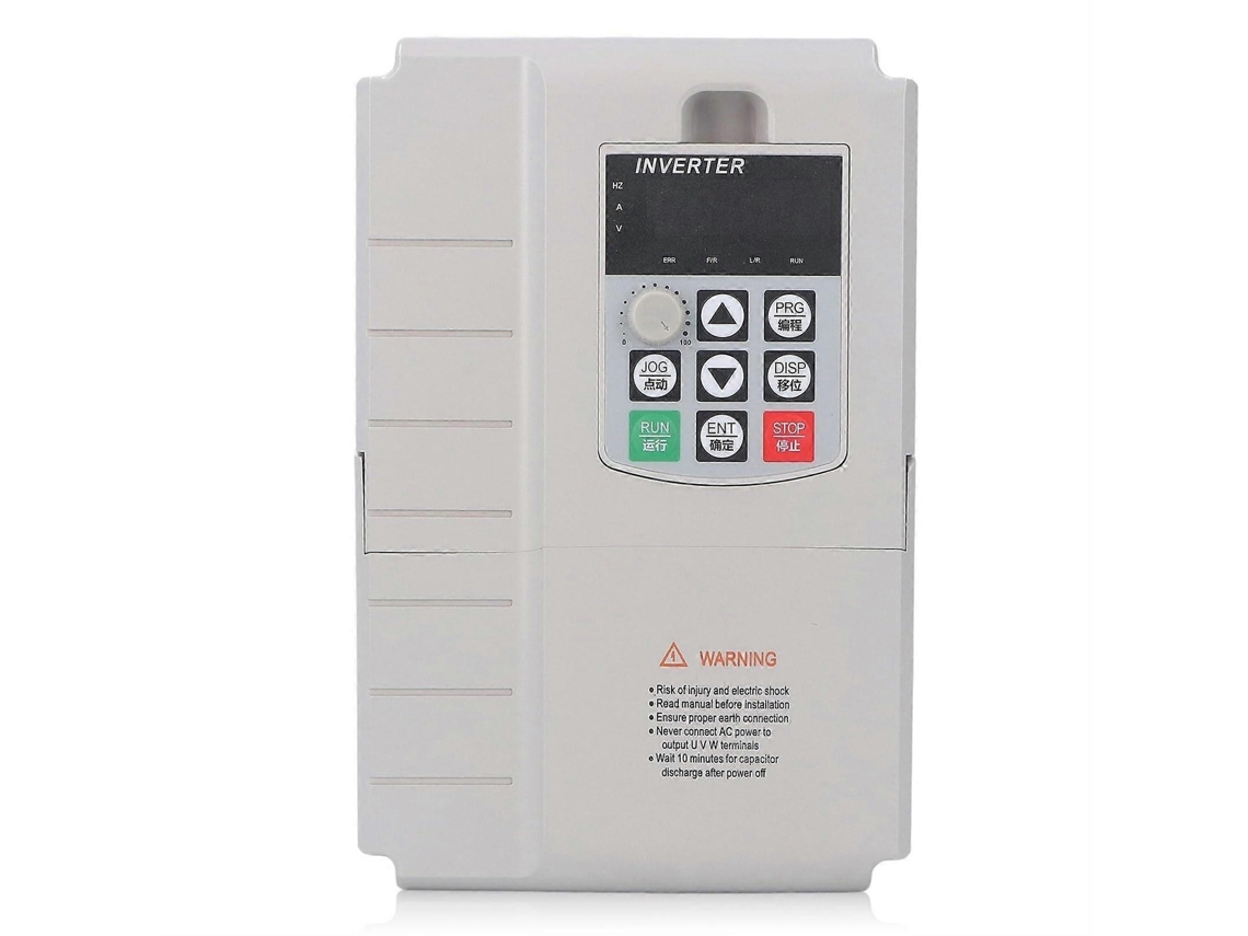 Conversor de Frequência 7,5kw, Inversor de Frequência Variável, Monofásico 220V para Trifásico 380V, Controlador de Velocidade do Motor