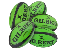 Conjunto de 5 Bolas de Rugby de  GILBERT Pass Catch Skill System (taille 5)