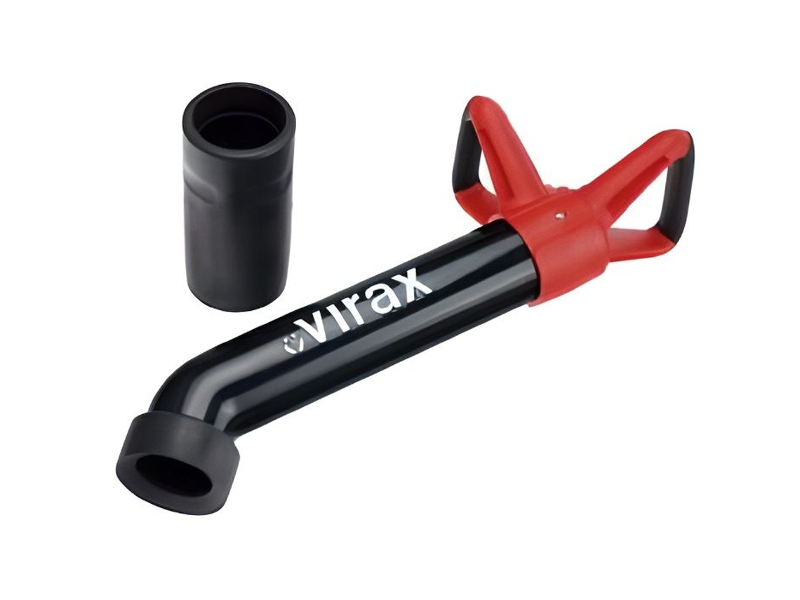 Desbloqueador de Bomba Virax 2 Alças Resistentes Soft Touch Vermelho Preto e Cinza