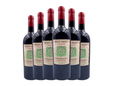 Vinho WINES CO Why Not? Organic Puglia Jovem (0.75 L - 6 Unidades)