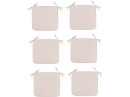 Genérico Almofadas Para Cadeiras Com Tira Quadrada, Almofadas Para Cadeiras De Jardim O Verão, Cadeiras De Jantar