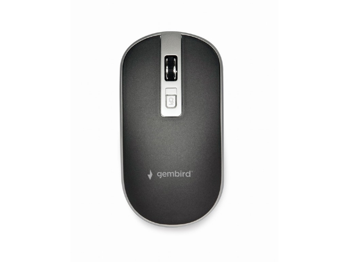 Rato GEMBIRD (1600 dpi - Azul,Prateado)
