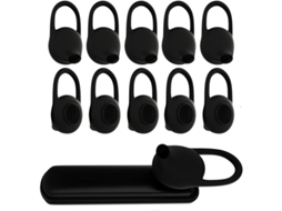 2026 capas de Silicone Macias para Fones de Ouvido Bluetooth 10pcs Preto (11 14mm)