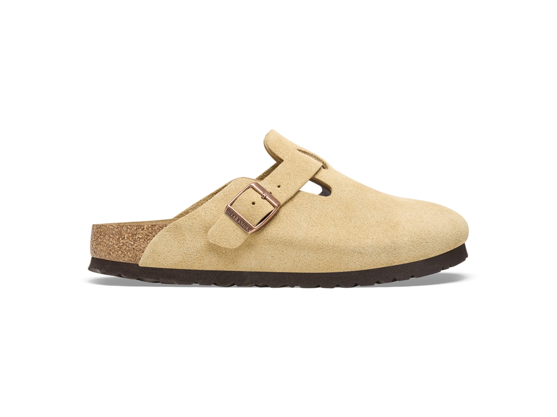 Birkenstock Birkis Boston 42 ベージュ Sandálias de Unissexo BIRKENSTOCK Boston Camurça Bege (42) | Worten.pt