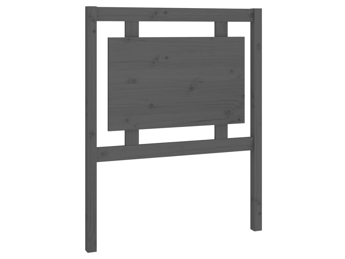 Bed Headboard, Bed Headboards Vidaxl Cinzeto Madeira De Pinho (80.5 X 100 Cm)
