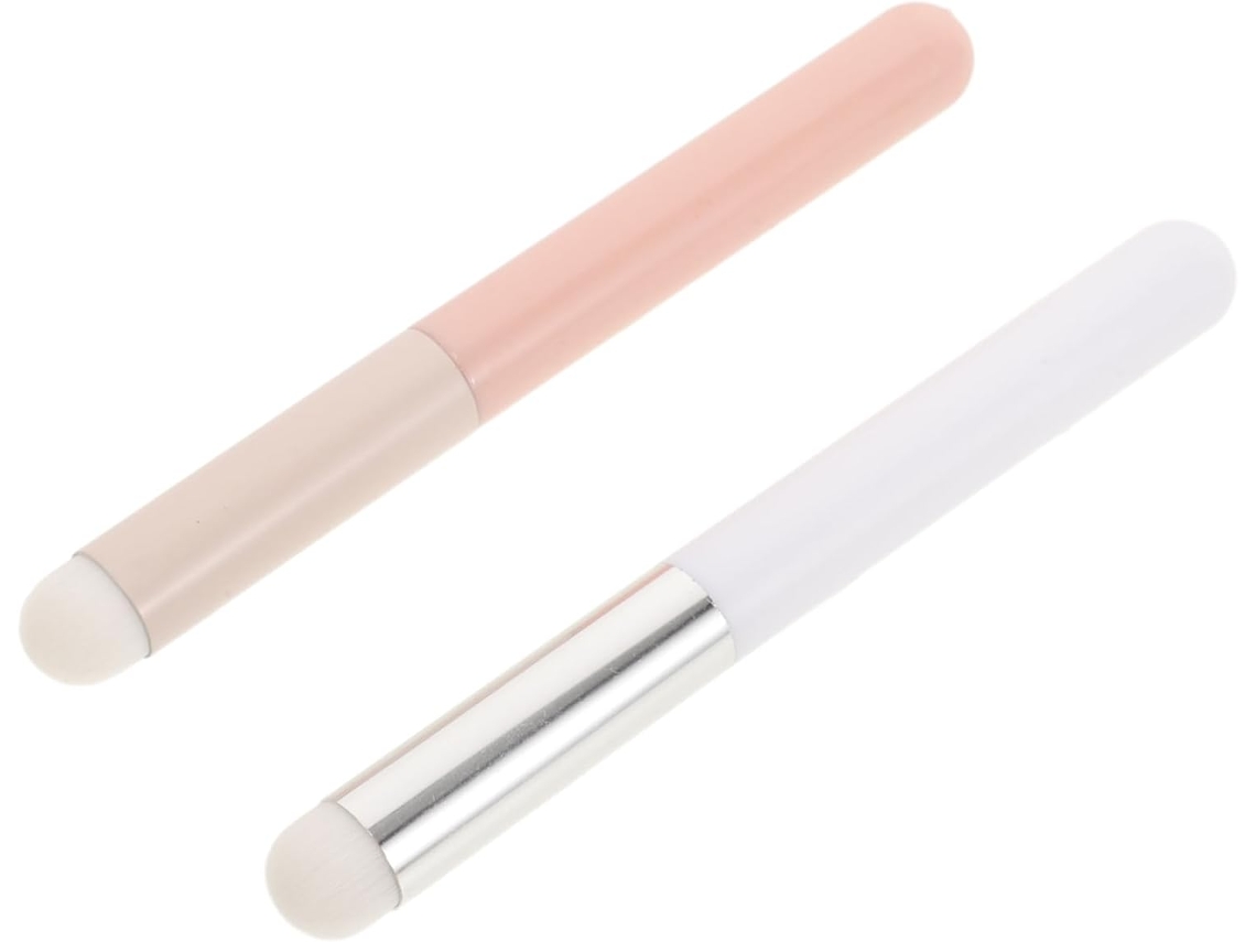 Conjunto De 2 Aplicadores De Batom, Pincéis De Maquiagem Para Lábios Para Gloss E Batom, Longa Duraç Gokoco