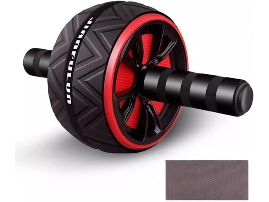 Elysve Roda Abdominal E Joelheiras, Equipamento De Treino De Força Abdominal E Do Core Vermelho