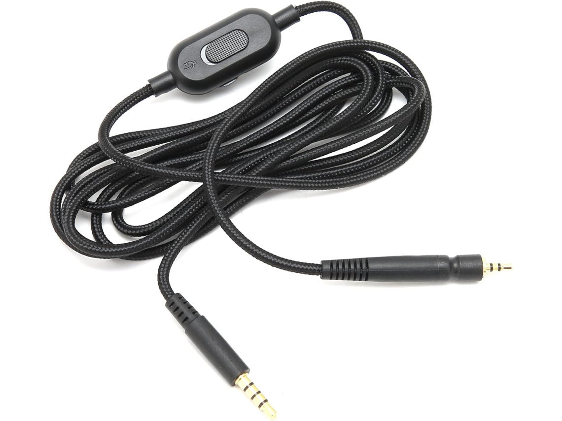 Cabo Para Fone De Ouvido Com Controle De Volume E Microfone Para Pc373d