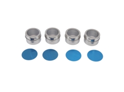 4pcs Frascos de Temperos Magnéticos em Aço Inoxidável com Peneira