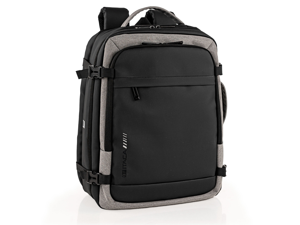 Mochila De Viagem Itaca Cabin Com Preto De Caramelo