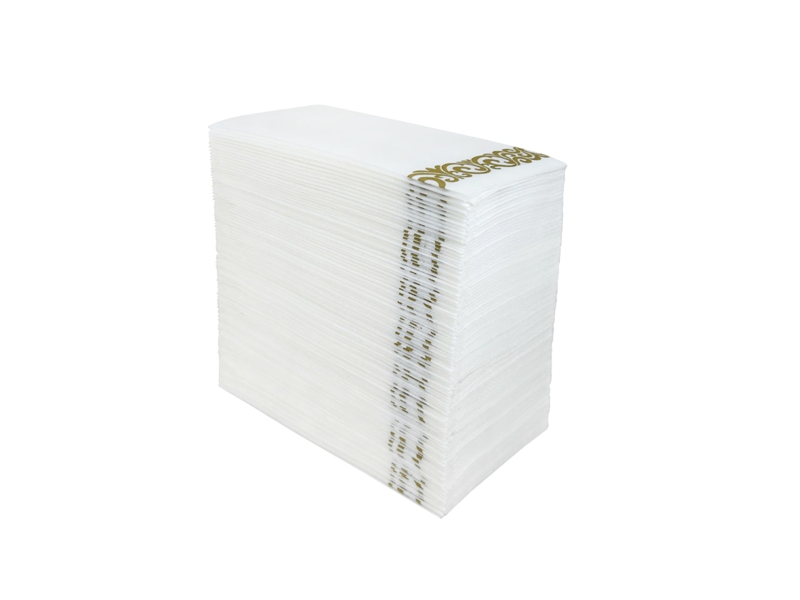 100 Servilletas De Papel Desechables Con Estampado Vintage
