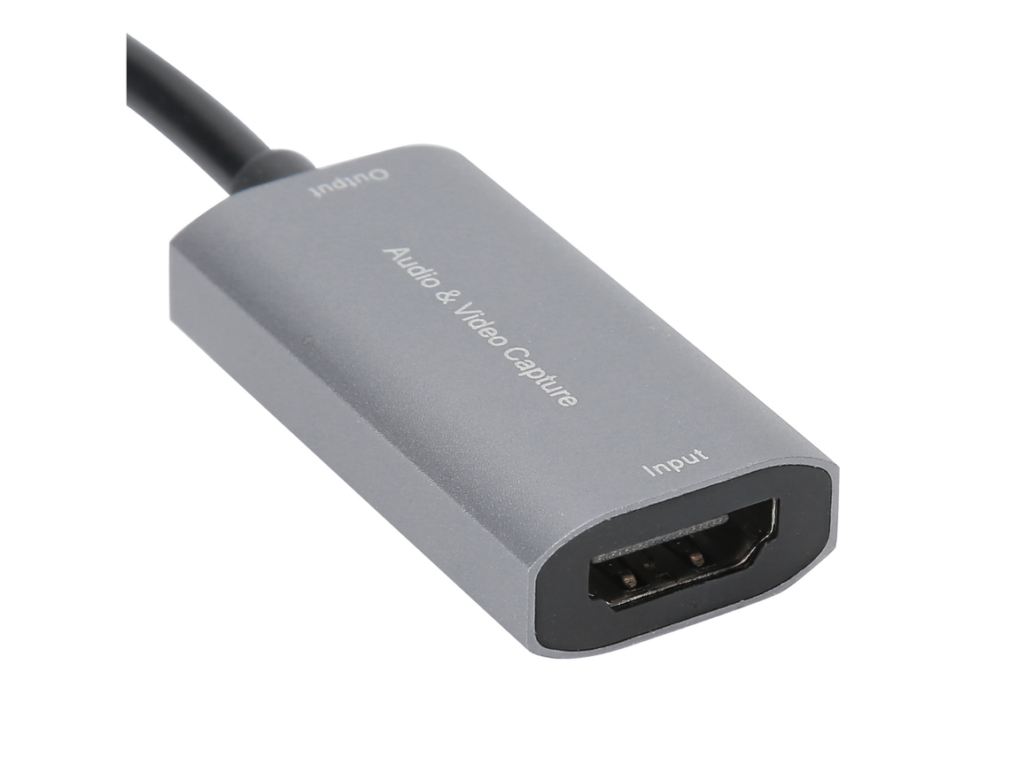 Placa De Vídeo Typec Hdmi Para Typec 4k 1080p Game Live Cinza Prateado Drive Grátis Z29a Slowmoose
