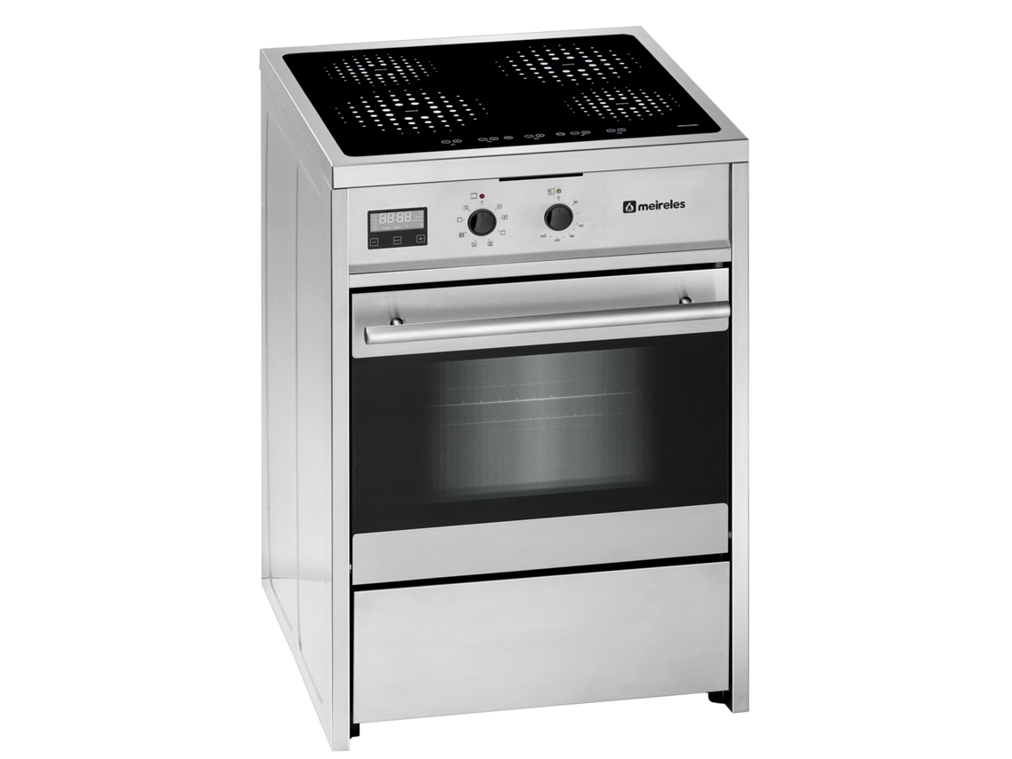 Fogão MEIRELES E 612 X (55 L - Elétrico de de Indução - Inox)