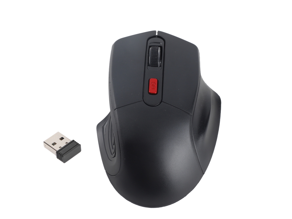 Mouse Sem Fio Gamer 2.4g 3 Dpi Ajustáveis Design Ergonômico Preto G838