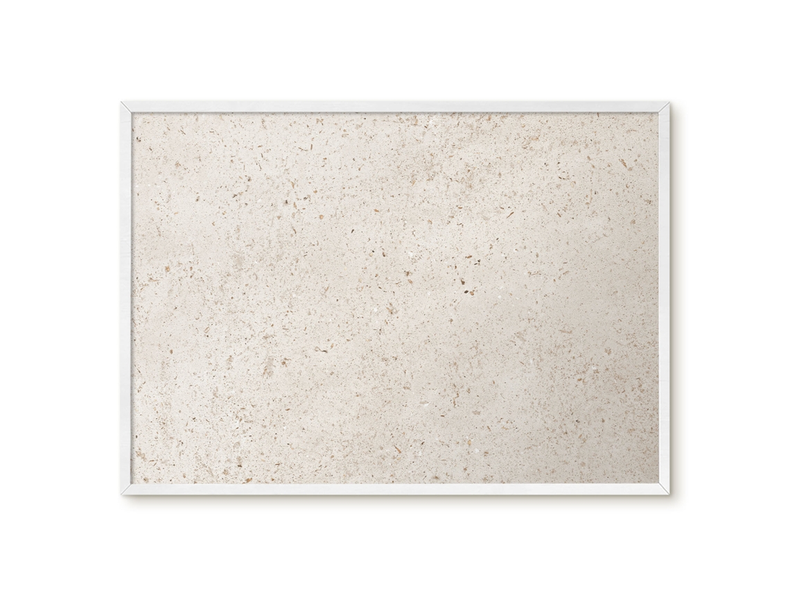 Quadro de parede magnético cinza Elegance para escritório Espelharte (70x50 cm)