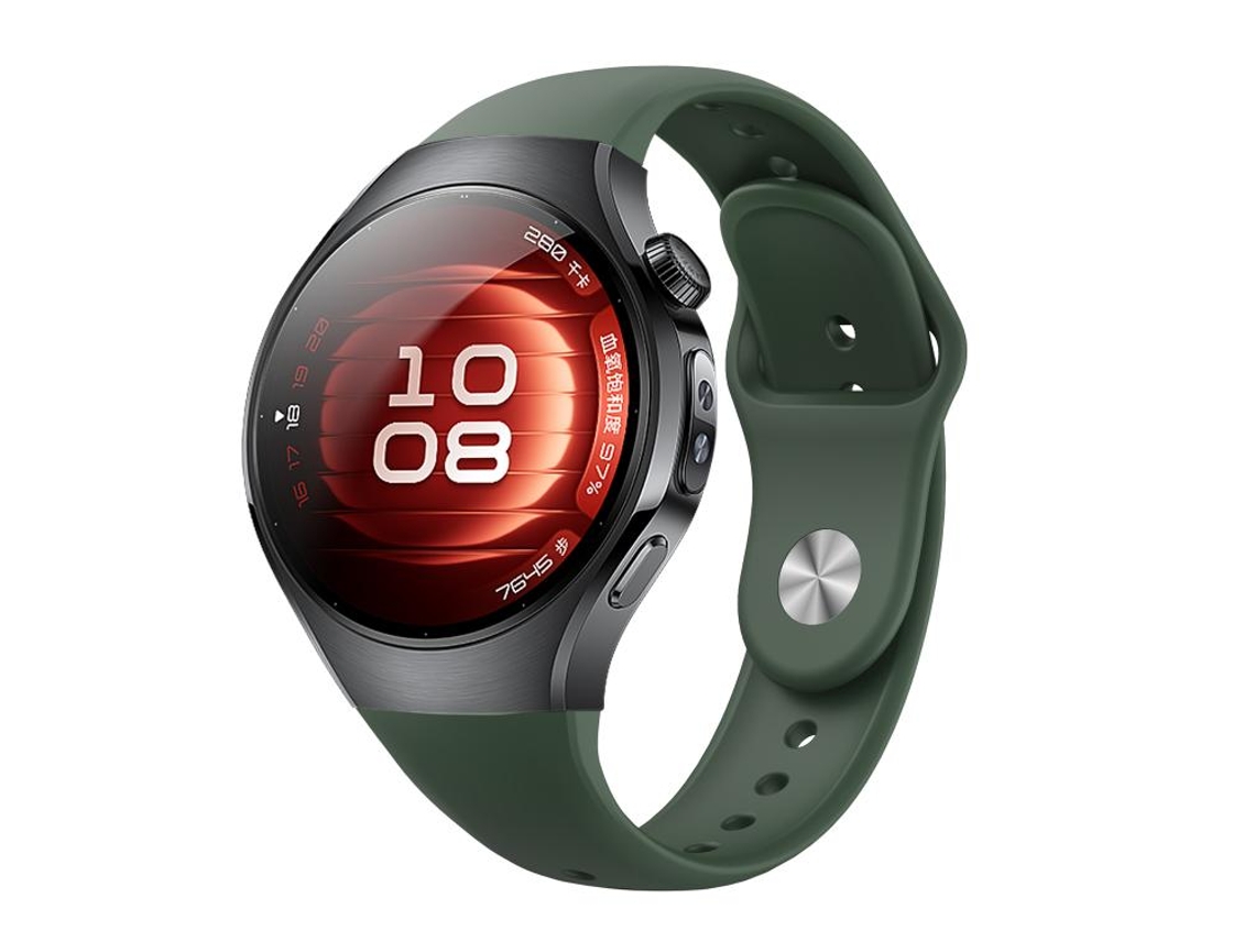 Bracelete para Huawei Watch 5 Silicone Fivela Reversa Verde Selvagem XIAOMOYU (42mm)