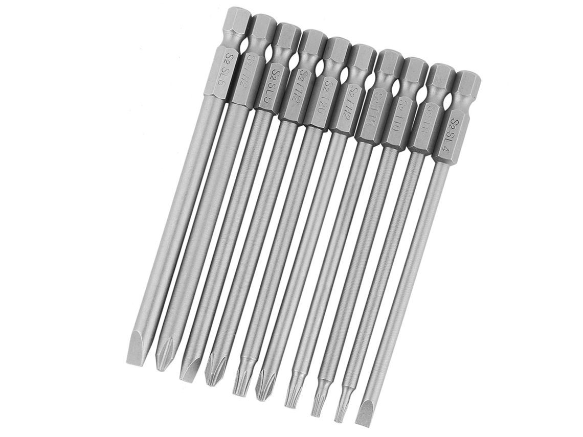 Kit De Pontas Laxiscreed Para Parafusos Phillips E De Fenda, Com Magnetismo, Compatível Com Várias Cabeças De Parafuso