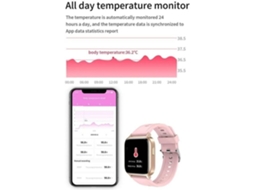Smartwatch ALIMENTATION Yiz1129 Preto