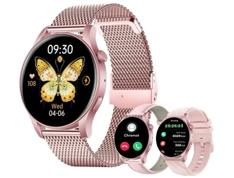 Smartwatch Kc88 Cor Rosa Tres Bien
