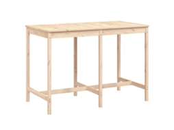 Garden Table, Garden Tables Vidaxl Marrom Madeira De Pinho (159.5 X 82.5 X 110 Cm)