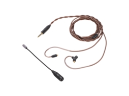 Cabo de Fones com Microfone EOOCOO com interface MMCX e 3.5mm