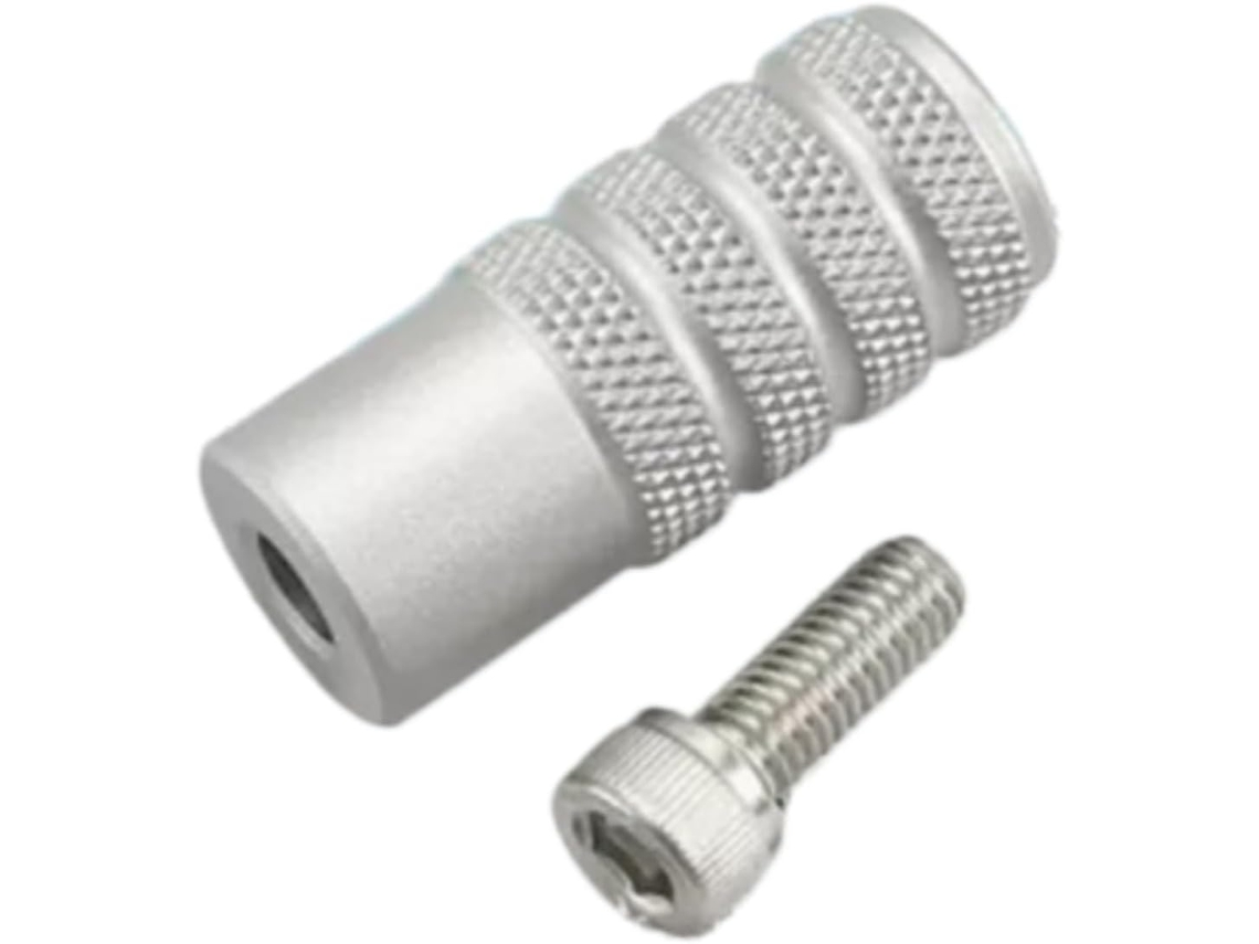Conjunto de Apoios para os Pés do Piloto e Pedal Peças Compatíveis Design Serrilhado Proporciona Aderência