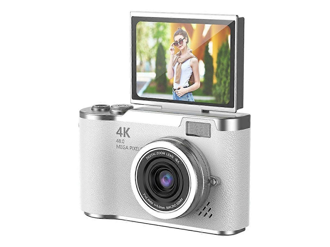 Câmera Digital De Alta Definição Com Tela Articulada De 2,4 Polegadas, Zoom De 8x, Foco Automático E Sensor Ccd.
