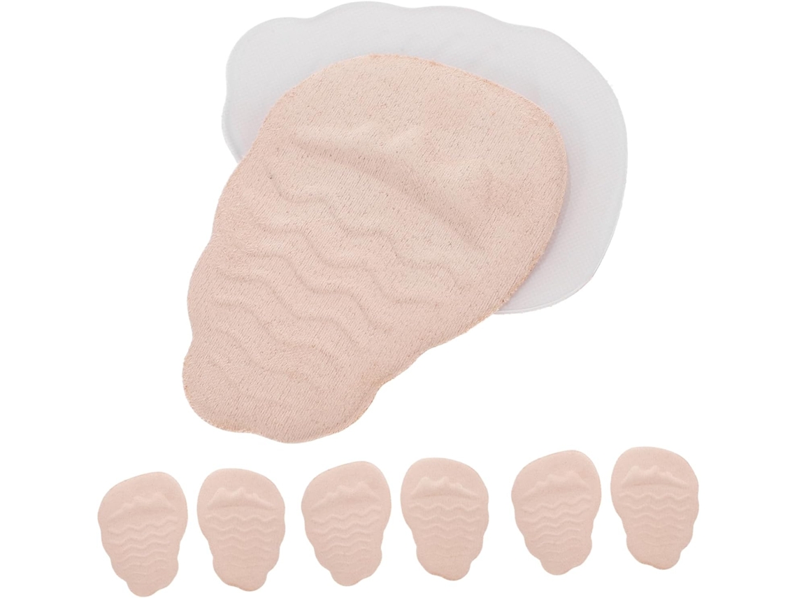 4 Pares De Palmilhas Femininas Antiderrapantes Com Gel Para Maior Conforto Na Parte Frontal Do Pé