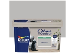 Pintura Dulux Valentine Creme De Cor Satinado 2,5l Acrílico Cinza