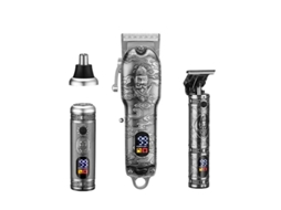 Kit Limpeza Facial Yizhood 2 Em 1 Recarregável Cinza