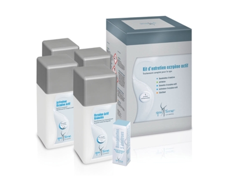 Kit Completo De Produtos Para Tratamento Com Oxigênio Ativo Kit Spa Oxygene Actif BAYROL