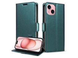 Capa Para Celular Cartão Fliphoneverde Escuro - Iphone 14 Plus