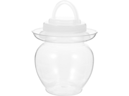 Pote Hermético De Plástico Transparente Para Conservar Legumes