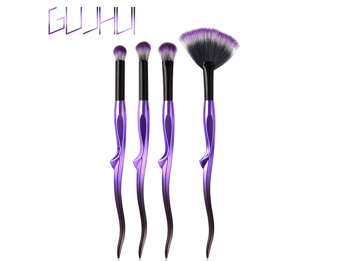 Kit De Pincéis De Maquiagem Para Aplicar Pó E Corrigir Imperfeições