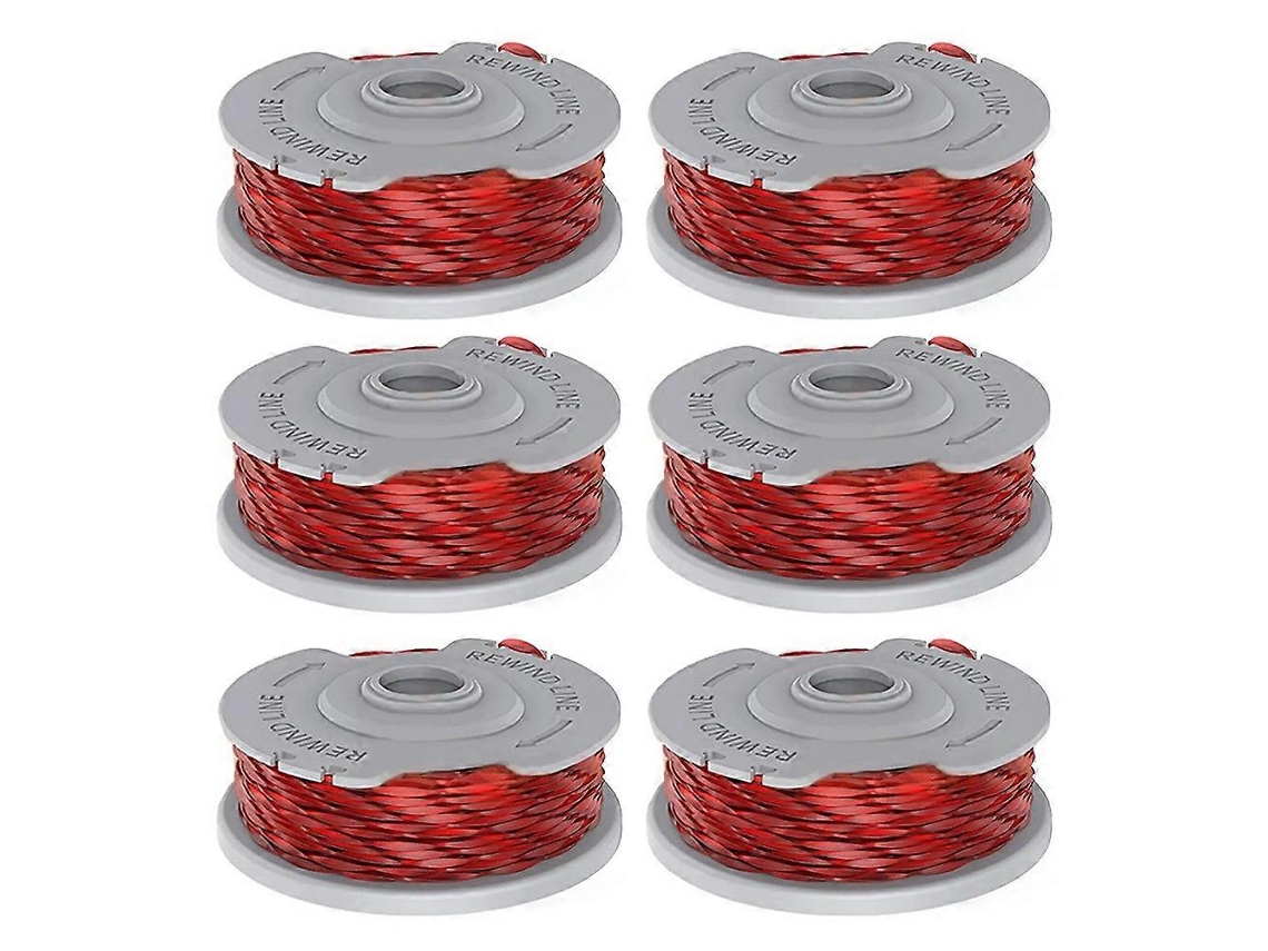 Conjunto De 6 Bobinas De Reposição Para Cortador De Grama Flymo Contour Xt E Contour 500xt, Fly047 510747890