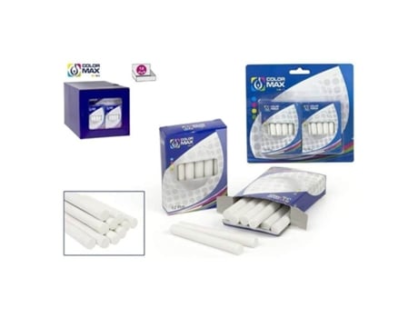 Blister De 2 Paquetes Con 12 Tizas Blancas 72382 Colorbabyp23