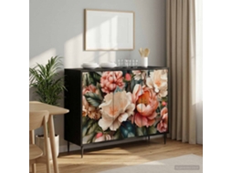 Vidaxl Buffet Borne Carvalho Preto 102 X 33 X 76 Cm