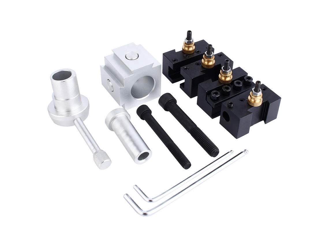 Kit Suporte De Troca Rápida De Ferramentas Laxiscreed Para Tornos E Várias Aplicações Fáceis De Usar