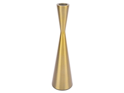 Suporte De Vela Geométrico Em Alumínio Ouro Laxiscreed, 3cm Para Decoração De Interiores