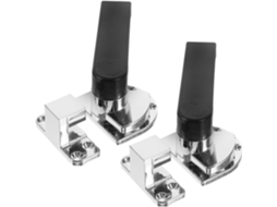 Conjunto de 2 suportes para armário de vapor em liga de zinco reforçada