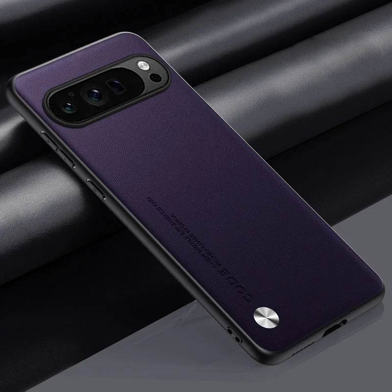 (roxo, Google Pixel 8 Pro) Capa Flexível Ultrafina Com Textura De Couro Estilo Executivo Resistente A Impactos E Agradável Ao Toque
