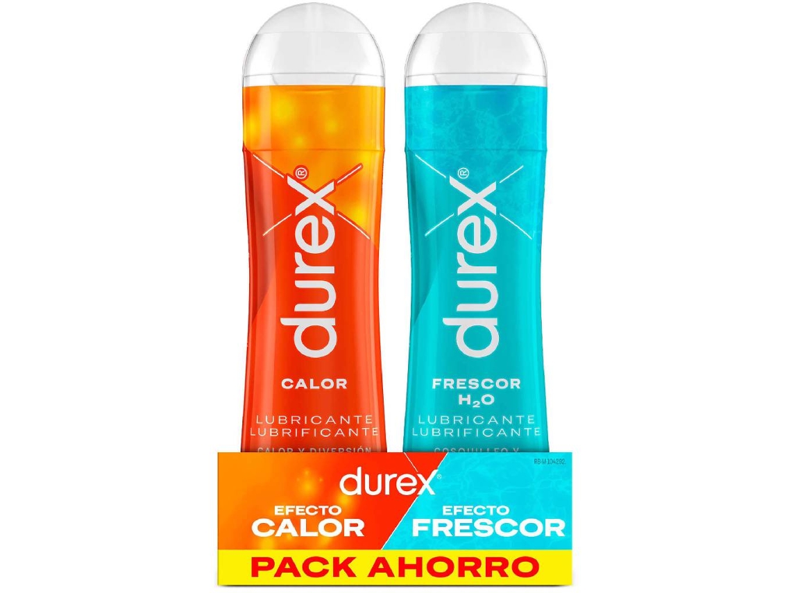 Gel Lubrificante Calor + Gel Lubrificante Frescor DUREX emb. 2 x 50 ml
