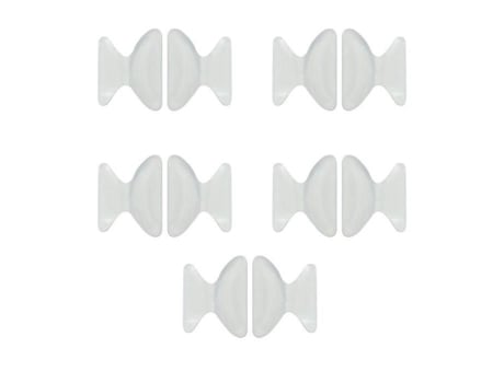 Óculos de Proteção de Luz Unissexo QIFULL Pares Almofadas Proteção Luz Antiderrapantes Silicone Multicor (1.8 mm)