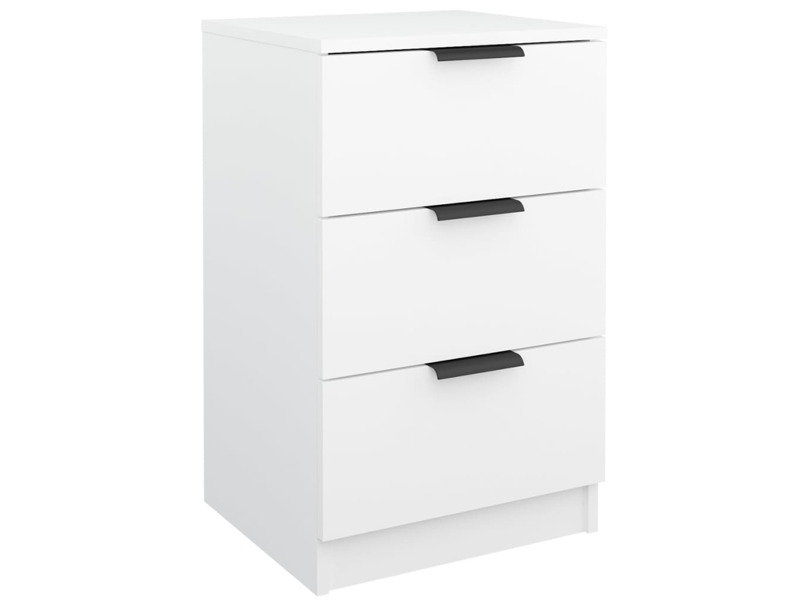 Mesa de cabeceira 40x36x65 cm branca MAISON EXCLUSIVE
