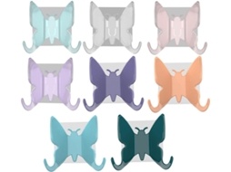 Ganchos De Parede Decorativos Em Formato Copo, Leves E Em Pp, Para Toalhas, Conjunto Com 8 Peças