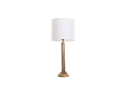 Abajur de Mesa em Algodão Natural Cor Manga, 35x35x70cm ALEXANDRA HOUSE LIVING