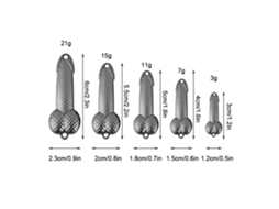 Lure (attracts Fish, Metal Spoon Design) Pack Of 5 Vib Metal Spoon Lures Envelope Package 3g-7g-11...