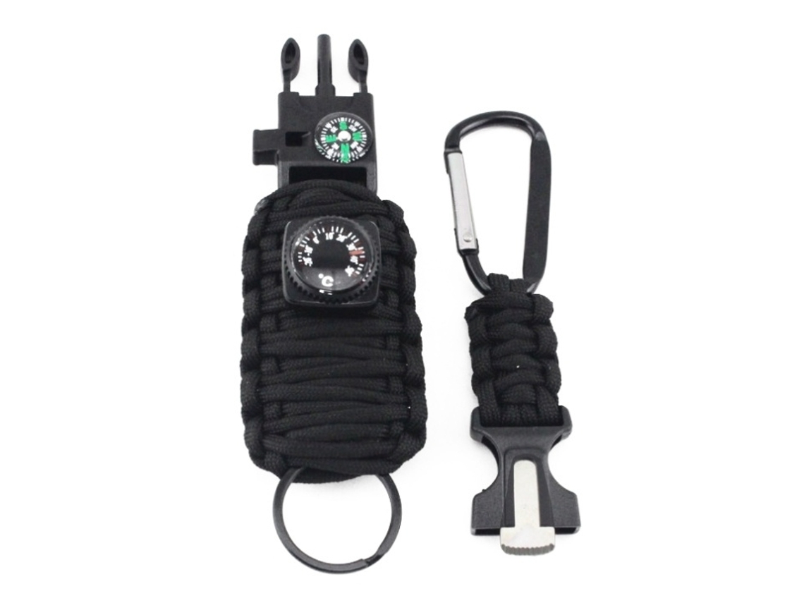 Kit de Sobrevivência com 12 Acessórios, Preto BRILVIBERA