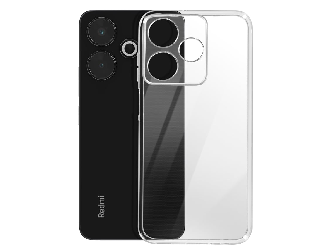 Capa Câmera Protegida Para Xiaomi Redmi 13 Silicone Transparente